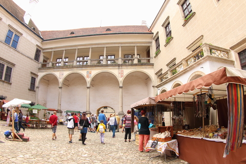 Market at Telc Castle, Czech Republic