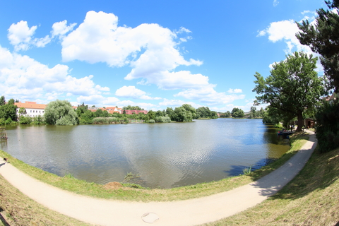 Beautiful Pond in Telc, Czech Republic