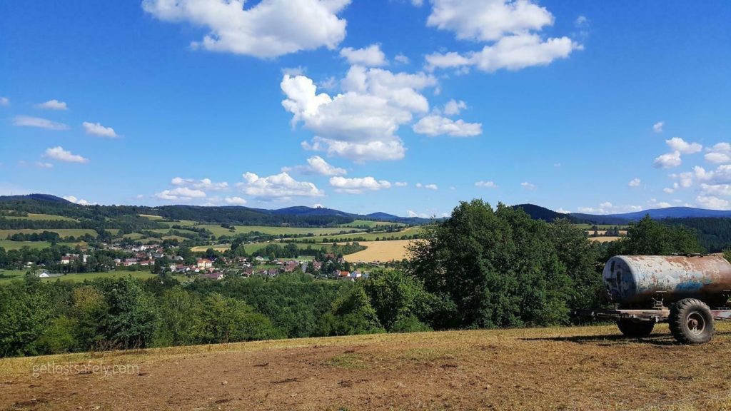 Hillside farm