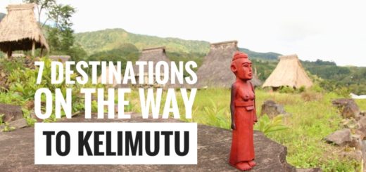 7 destinations on the way to Kelimutu