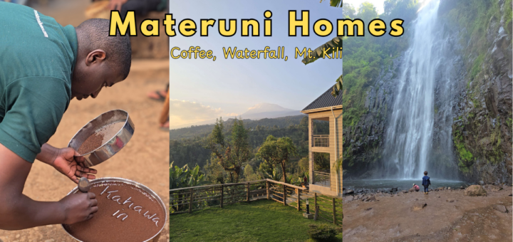 Materuni Homes Review, coffee tour, Materuni waterfall